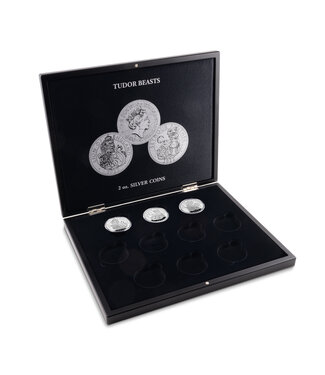 Leuchtturm (Lighthouse) Presentation case for 10 “Tudor Beasts” 2 oz silver coins