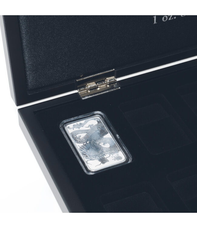 Muntcassette voor 18 Silver Dragon Rectangular Coins