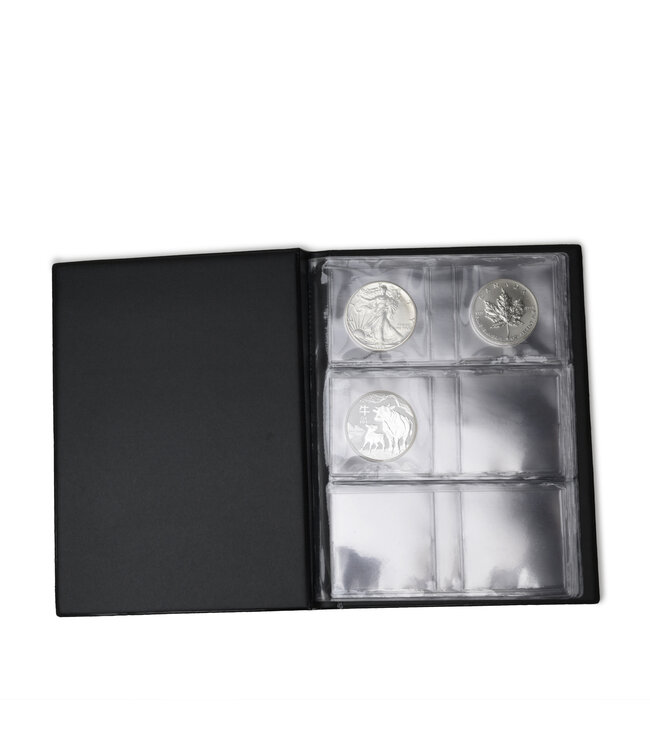 Pocket Album For 48 Silver Coins Up To 41mm