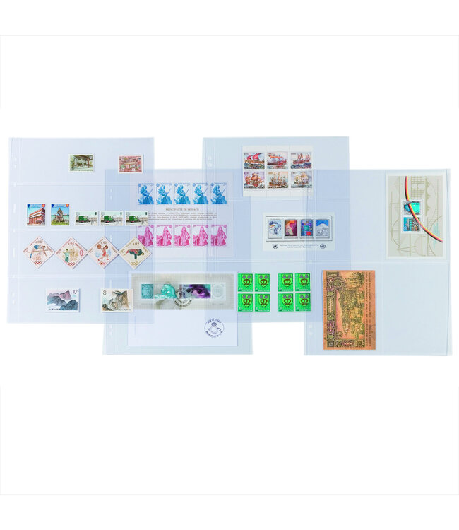 Grande Insert Stock Sheets / Black / With 8 Clear Strips