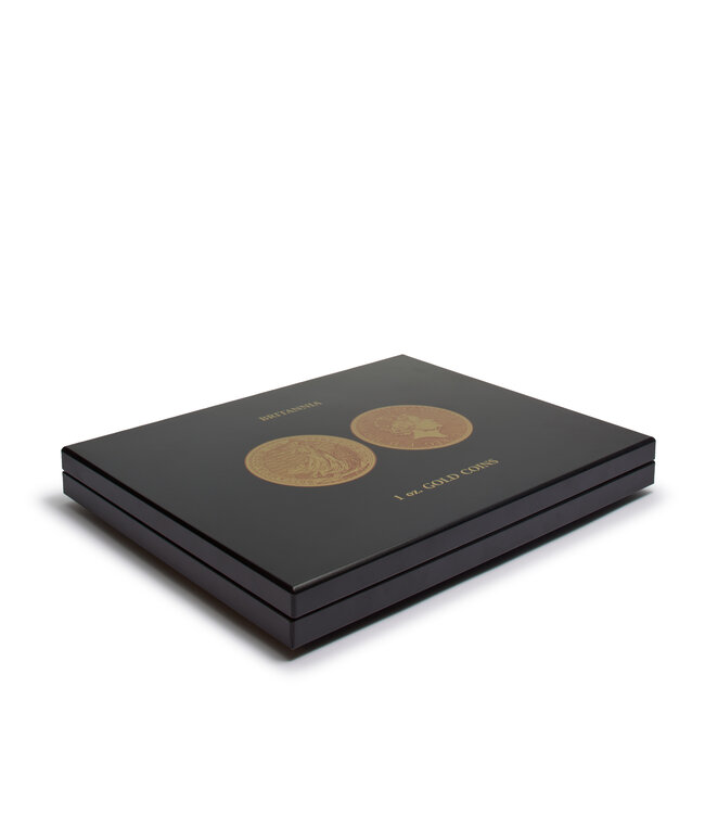 Presentation Case / 30 Britannia Gold Coins (1 oz.) In Capsules