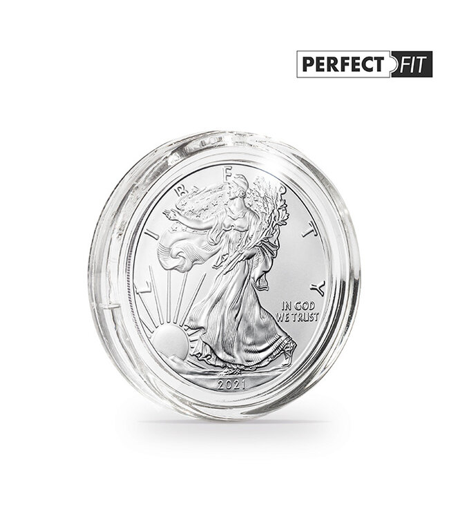 Coin Capsules / Ultra Perfect Fit/ 1 Oz. Silver 40,6 mm