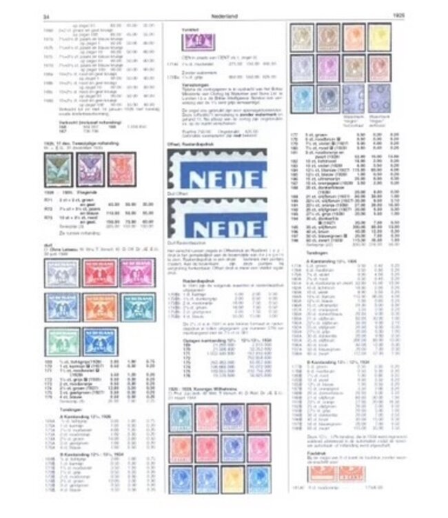 N.V.P.H. Catalogue Stamps 2025 NL (Dutch)