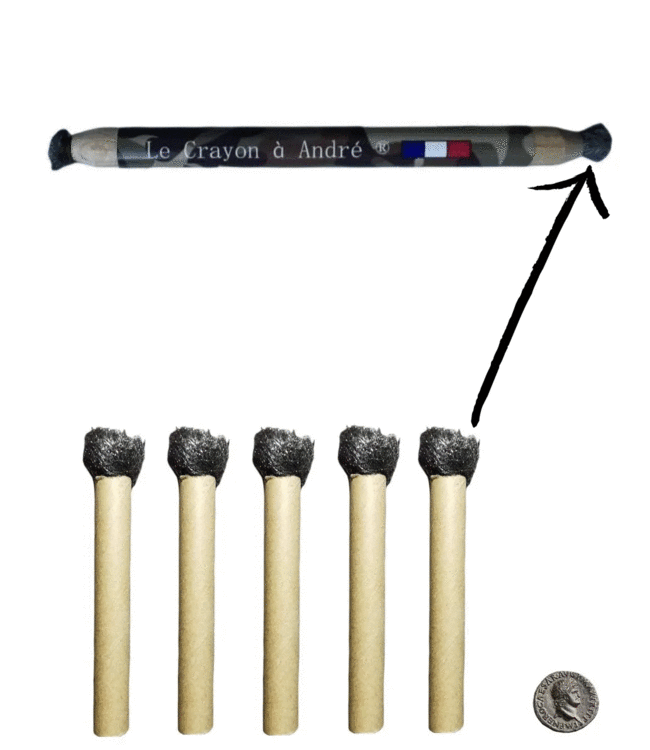 Le Crayon à André Stahlwolle-Füllungen