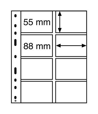 Leuchtturm (Lighthouse) Optima Sheets / 8-Way Division