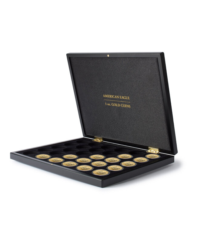Volterra / Coin Case / 12 American Eagle In Capsules