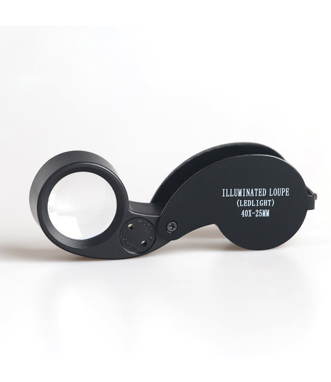 Juweliers Loep 40 x 25mm / LED