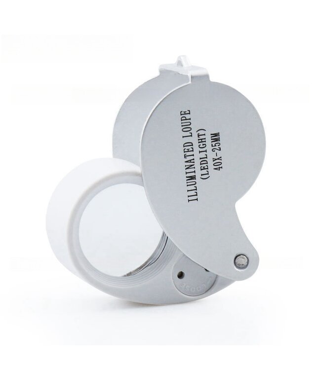 Juweliers Loep 40 x 25mm / LED