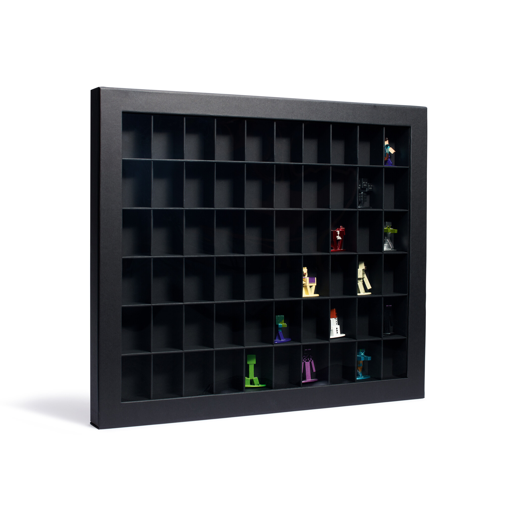 Showcase Collector Box / 60 Compartments / Black - Showmycollection