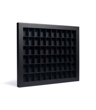 Leuchtturm (Lighthouse) Showcase Sammelbox / 60 Fächern / Schwarz