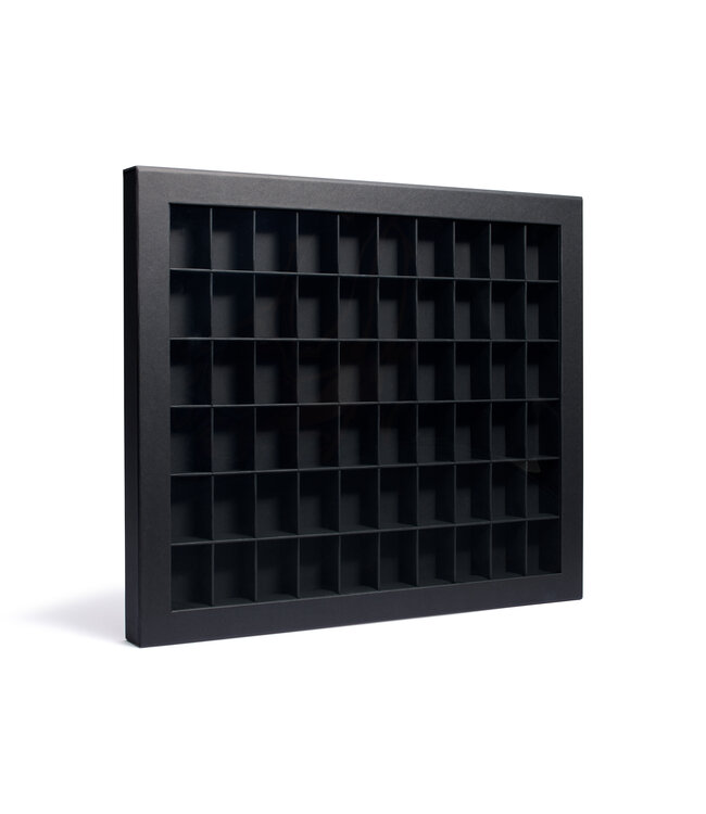 Showcase Collector Box / 60 Compartments / Black