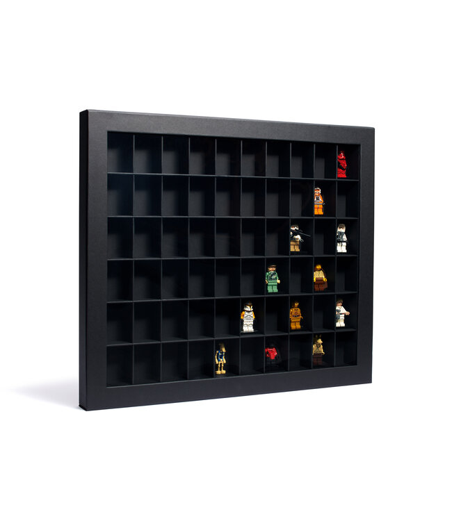 Showcase Collector Box / 60 Compartments / Black