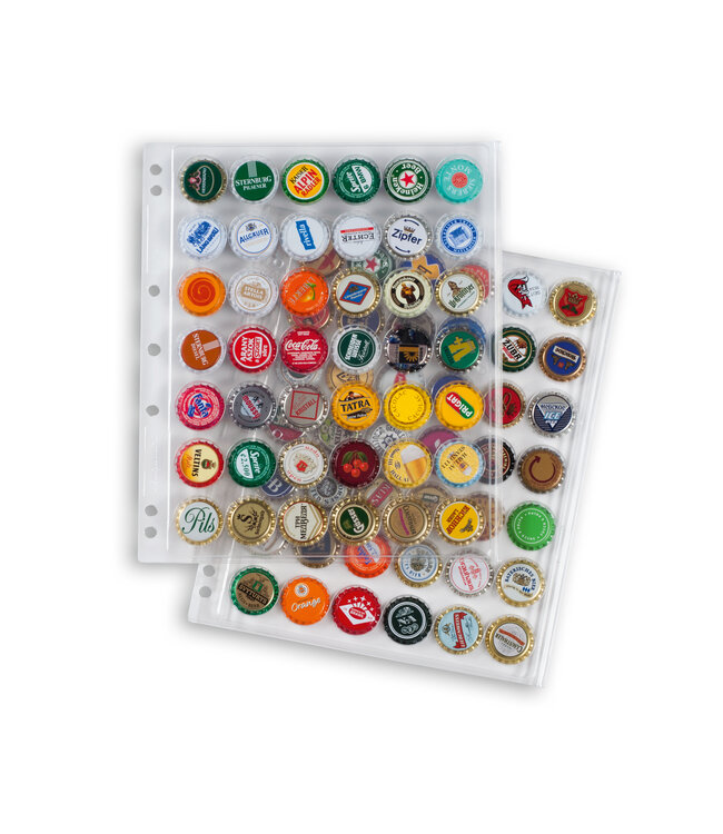 Sheets Encap For 42 Champagne Caps / Bottle Caps