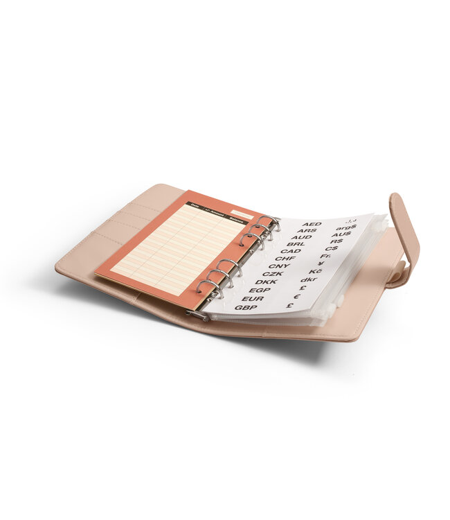 Travel Money Ring Binder