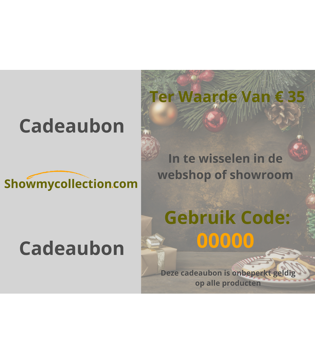 Cadeaubon Kerst