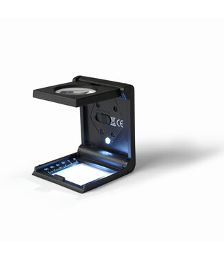 Leuchtturm (Lighthouse) Fadenzähler 5-fache Vergrößerung  / LED