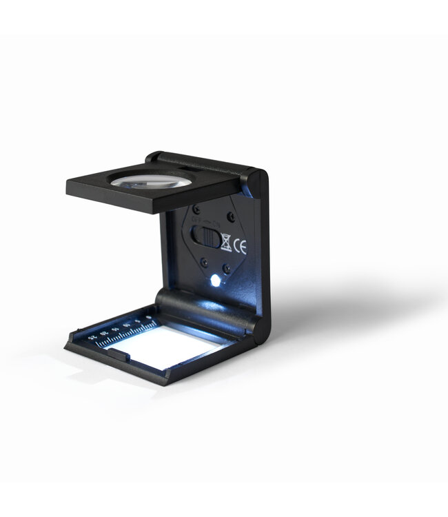 Leuchtturm (Lighthouse) Fadenzähler 5-fache Vergrößerung  / LED