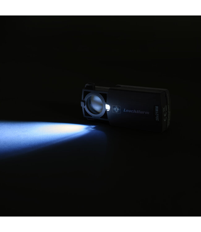 LED Pull-Out Magnifier / 20x Magnification