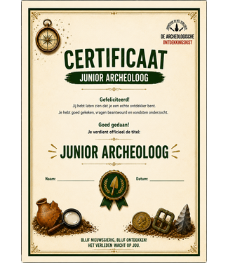 SMC Certificaat Junior Archeoloog