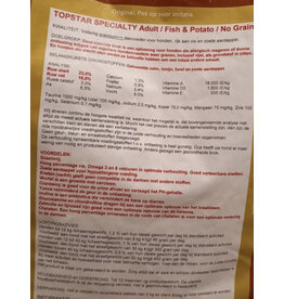 Topstar Specialty Fish & Potato No Grain droogvoer 5 Kg