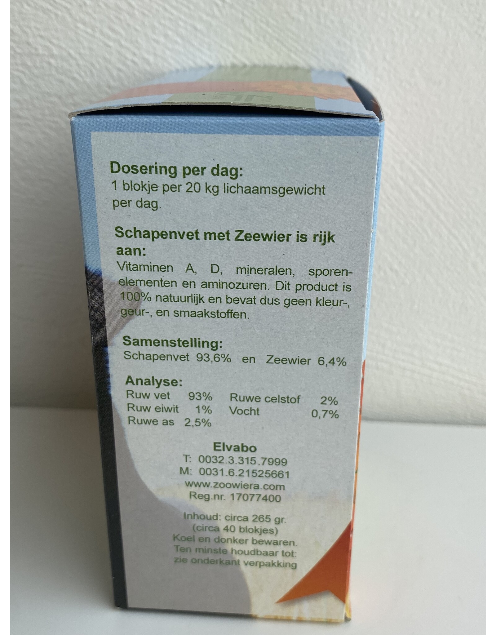 Zoowiera Schapenvet zeewier 2 doosjes