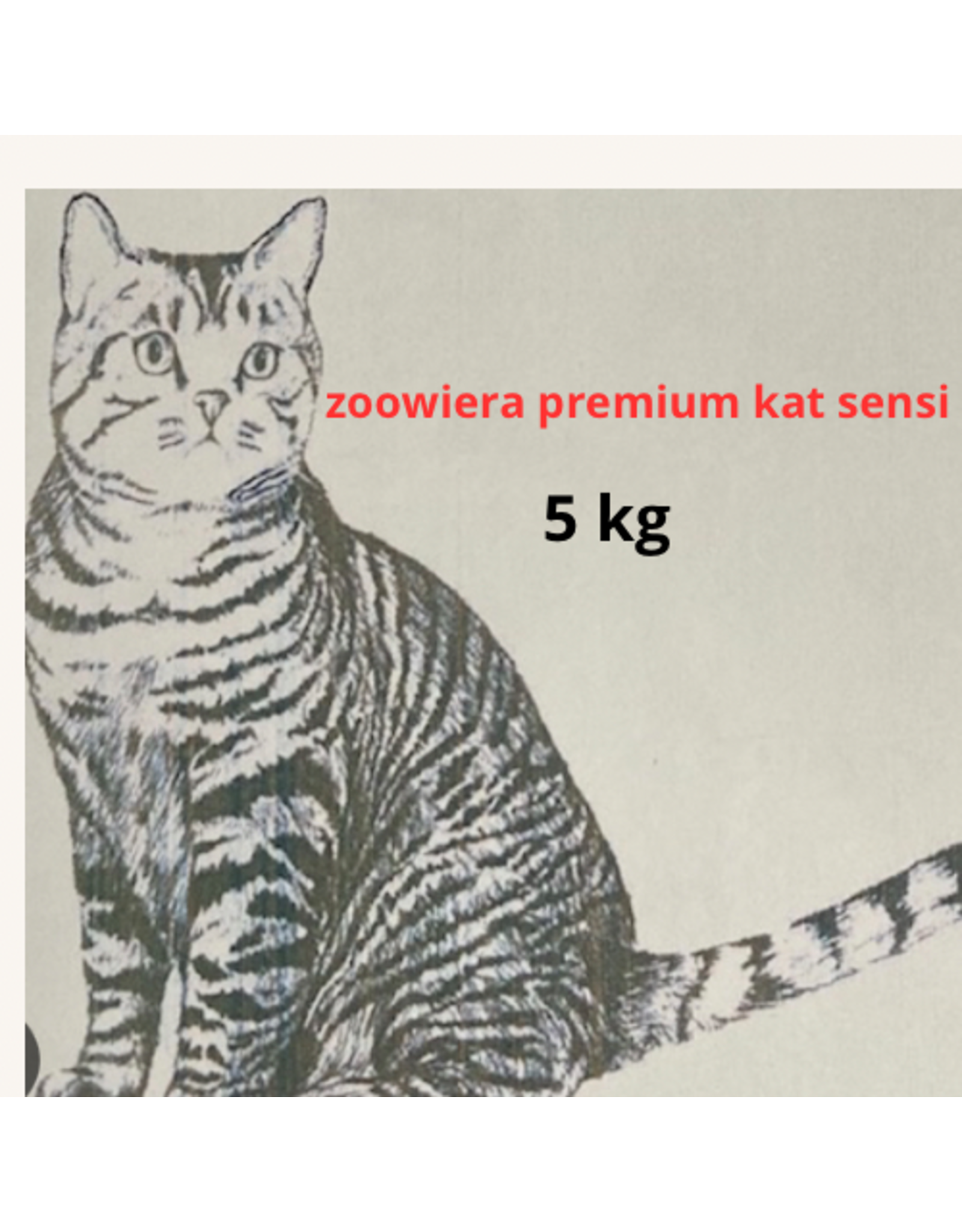 Zoowiera premium kat sensi 5 kg