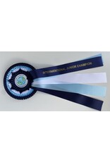 Rozet Internationaal junior champion (blauw)