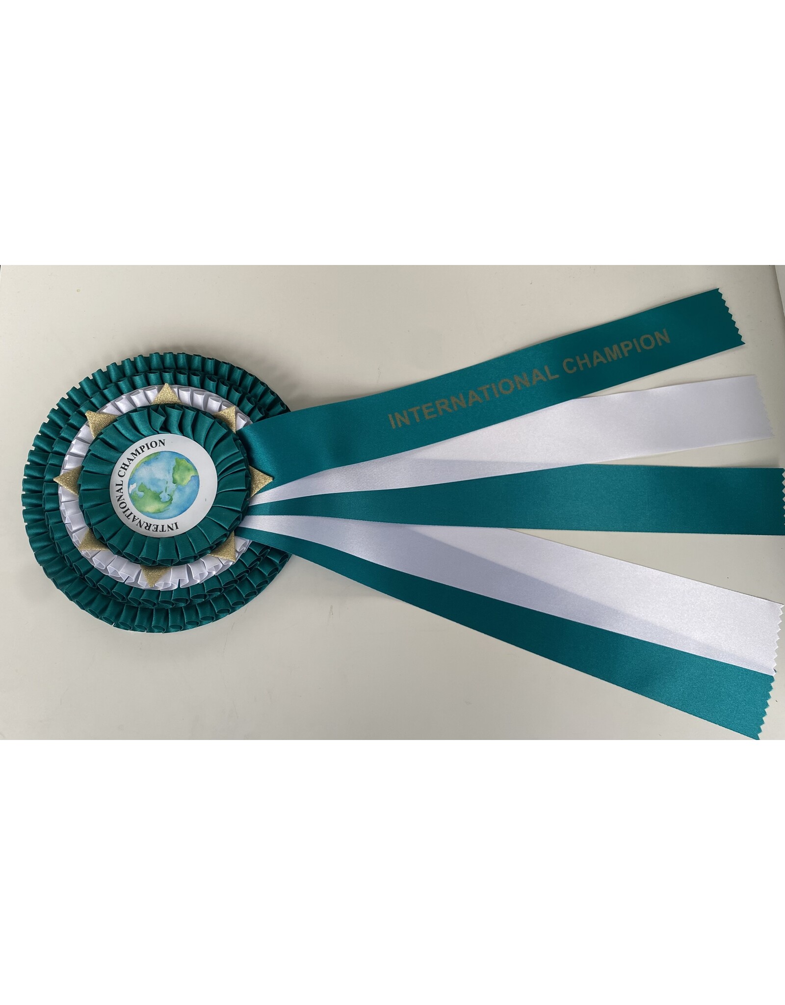Rozet internationaal kampioen  groen