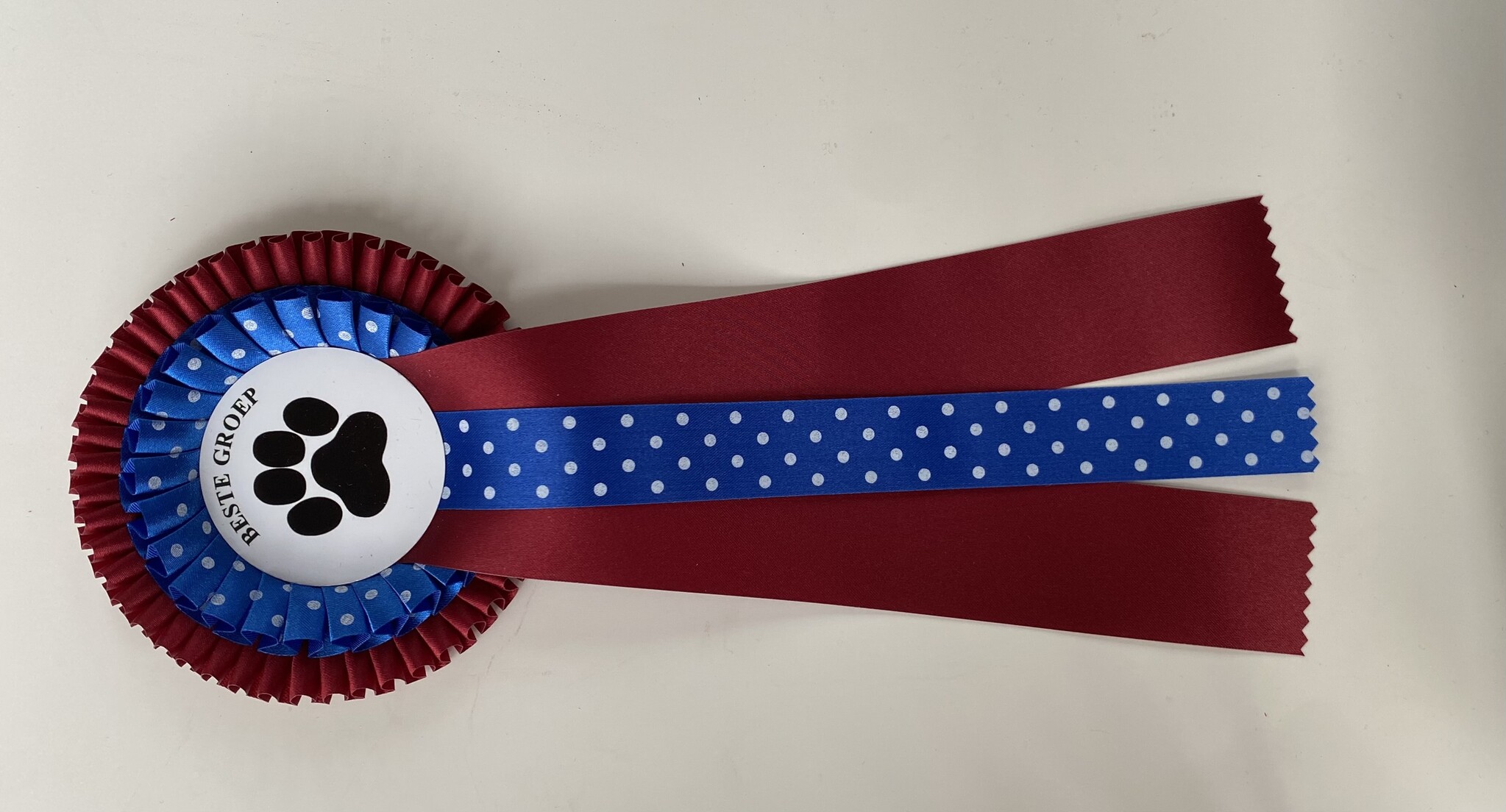 Dog Rozet Bs Beste groep rozet - Elvabo de webshop voor hond / kat/ duif /paard