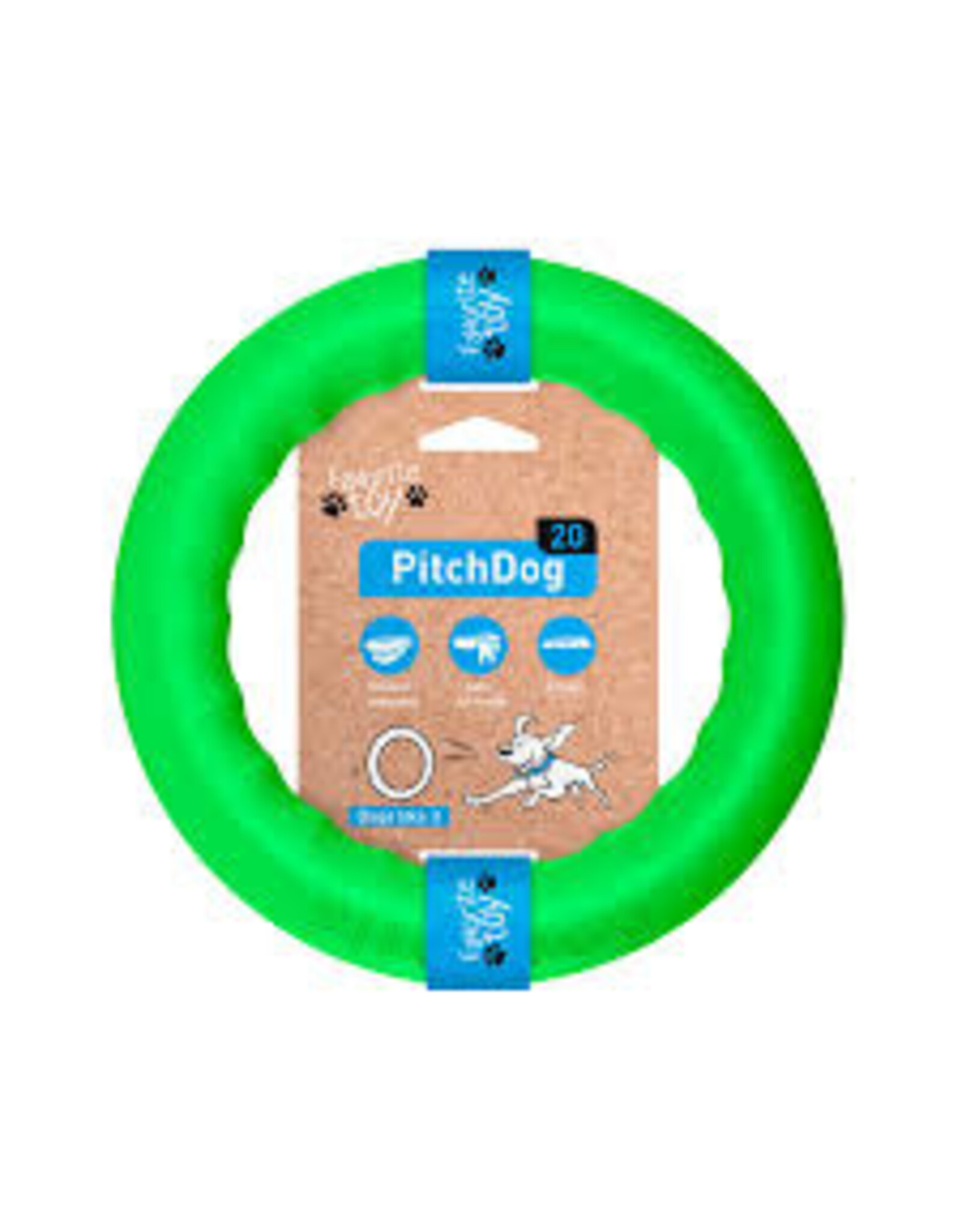 Pitchdog  ring diameter 28 cm groen
