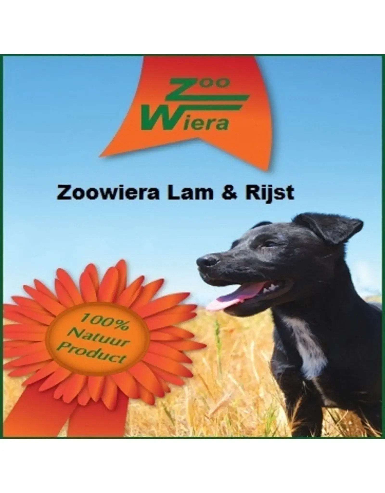 Zoowiera premium lam en rijst droogvoer 3 kg
