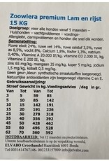 Zoowiera premium lam en rijst droogvoer 3 kg