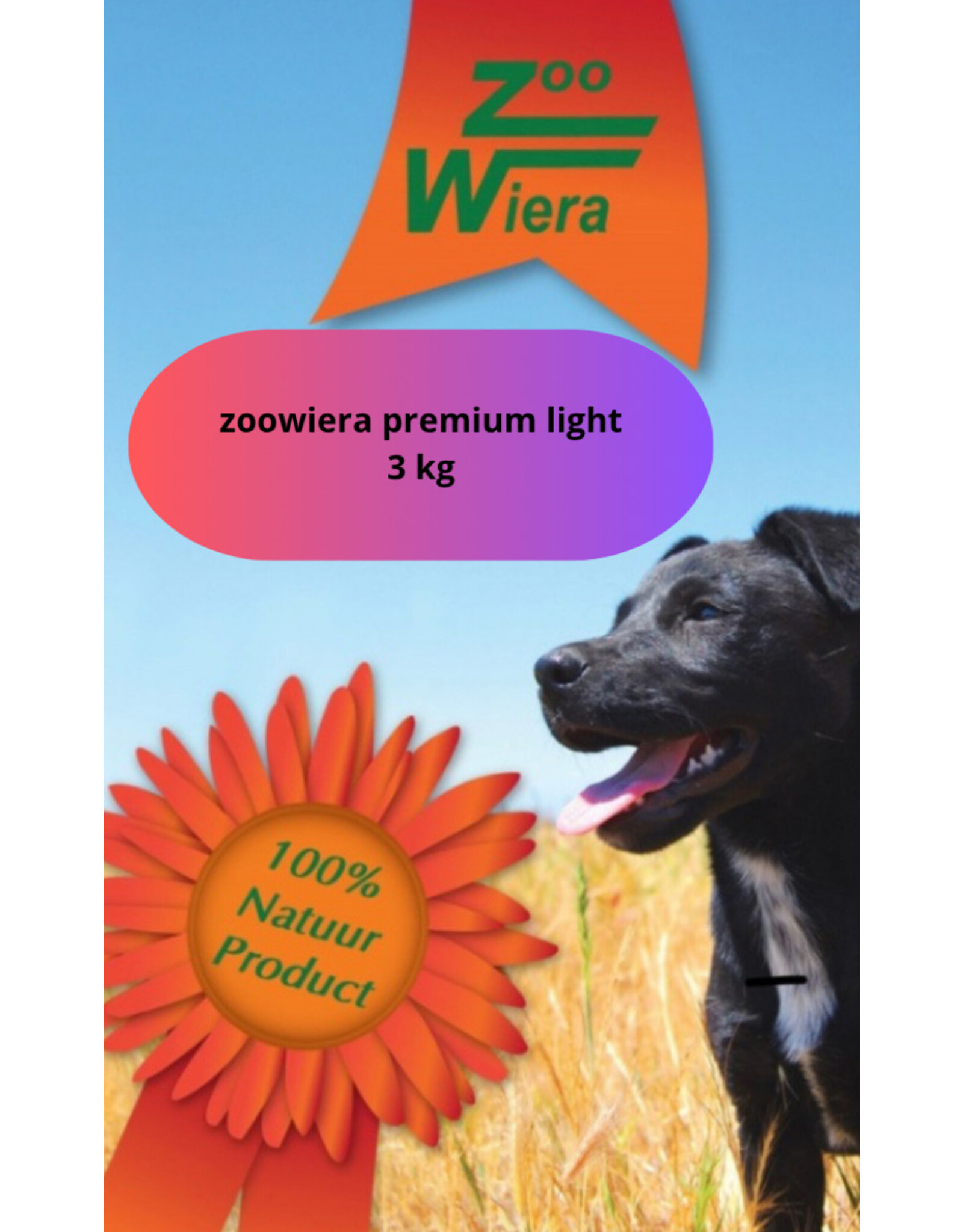 Zoowiera premium light  droogvoer 3 kg