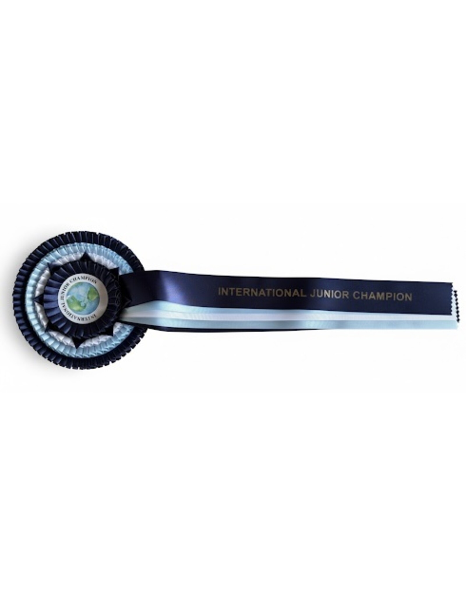 Rozet Internationaal junior champion (blauw)