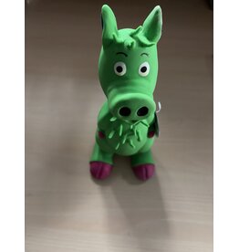 Latex honden speeltje hond groen diertje