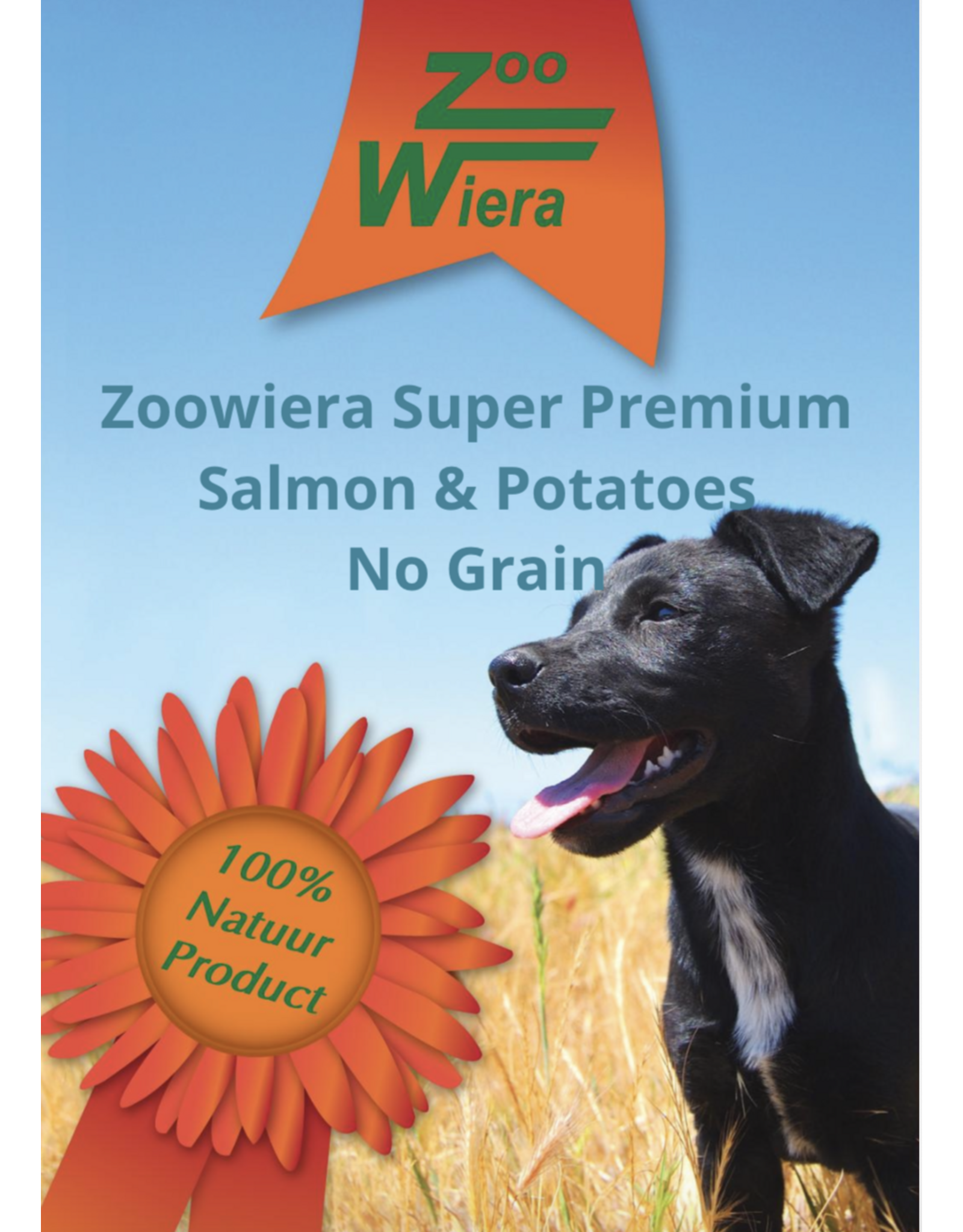 TZoowiera super premium salmon & potato no grain 15 kg