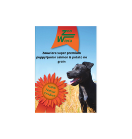 Zoowiera super premium puppy/junior salmon & potato no grain 15 KG