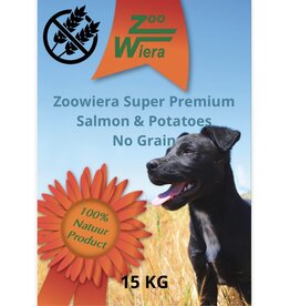 Zoowiera super premium salmon & potato no grain 15 kg