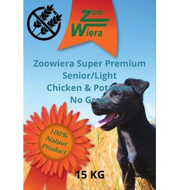 Zoowiera Super Premium Senior/Light Chicken & Potatoes no grain 15 KG