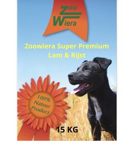 Zoowiera premium lam en rijst  15 kg
