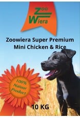 Zoowiera super premium Chicken & rice 10 kg
