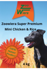 Zoowiera super premium Chicken & rice 4 kg