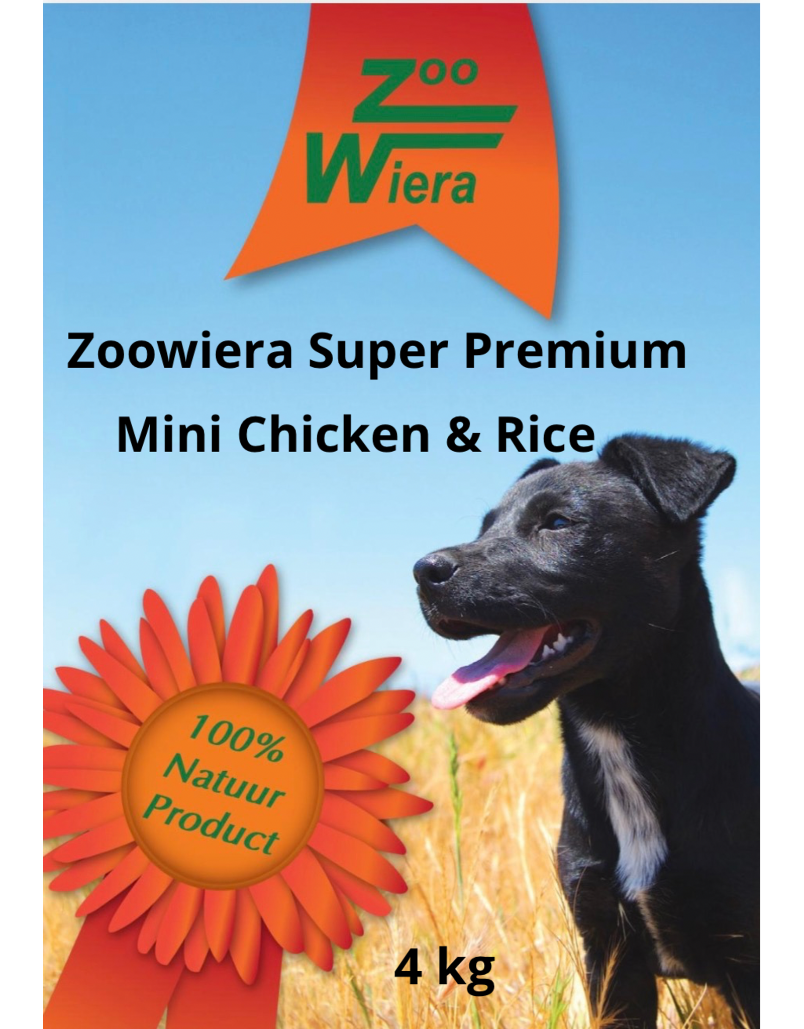 Zoowiera super premium Chicken & rice 4 kg