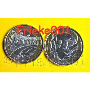 Finlande 5 euro 2016 unc.(Soccer)