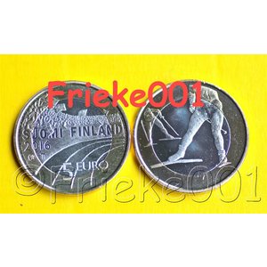 Finlande 5 euro 2016 unc.(Ski)