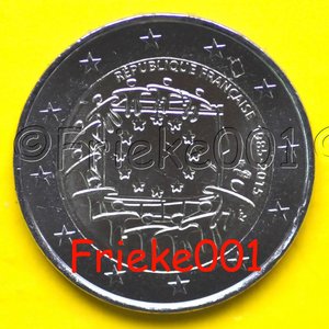France 2 euro 2015 comm.(30 years european flag)