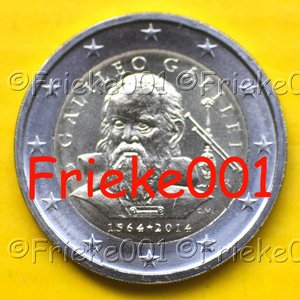 Italy 2 euro 2014 comm.(Galileo Galilei)