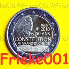 Luxemburg 2 euro 2018 comm.(Constitutie)