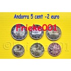 Andorra 5 cents to 2 euro 2014 unc