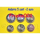 Andorre 5 cents à 2 euro 2014 unc